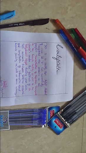 Project certificate| certificate for a Project file #shorts #schoolproject