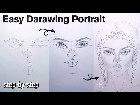 Easy Portrait Drawing Tutorial ✏️ | Step-by-Step for Absolute Beginners