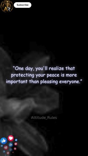 Protect Your Peace, Not Everyone's Happiness 🖤 | Life Lessons #motivation #succesrules #quotes