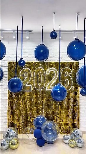 happy new year decoration ideas,new year decoration,happy new year balloons,new year decoration idea