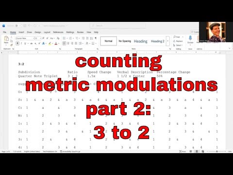 metric modulation | 3 to 2