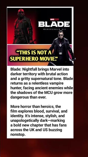 This Is Not a Superhero Movie | Blade: Nightfall Breakdown.