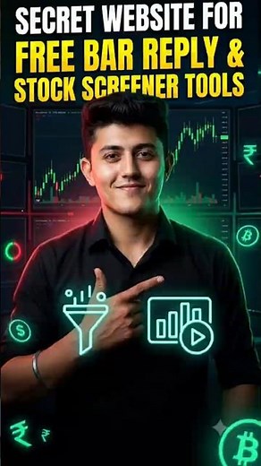 How to Find Best Stocks for Intraday? Free Stock Screener 🔍 and Free Bar-reply tool 📈