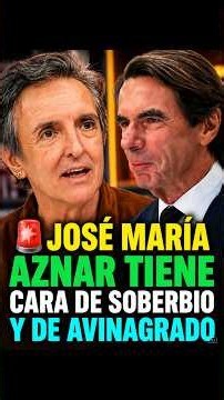 🔥 RAMONCIN DESTROZA sin PIEDAD a AZNAR es SOBERBIO y con cara de AVINAGRADO por sus DECLARACIONES