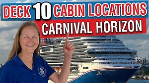 Carnival Horizon Deck 10 Cabin Locations | Full Walkthrough Guide