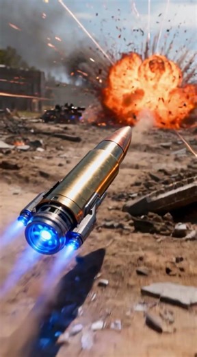 Smart Tracking Bullet 🎯#SmartBullet #futureweapons #militarytech #DefenseTomorrow #aiweapons