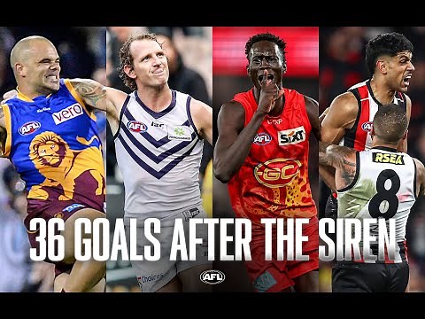 EVERY after-the-siren matchwinner since 1990 (2025 update)