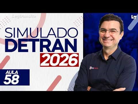 DETRAN (Brazilian Traffic Department) Practice Test 2026 - Lesson 58 #SimuladoLegTransito2026 #De...