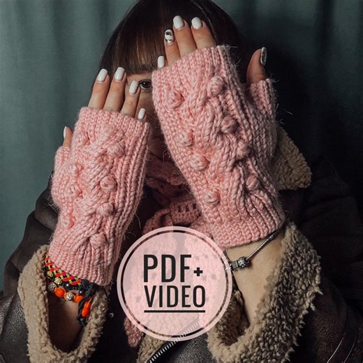 Crochet Pattern Mitten PDF Digital Instant Download and Video Tutorial, Fingerless Gloves, Crochet Mittens, Arm Warmers - Etsy Canada