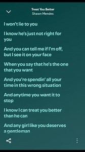 Treat You Better lyrics - Shawn Mendes full song lyrics