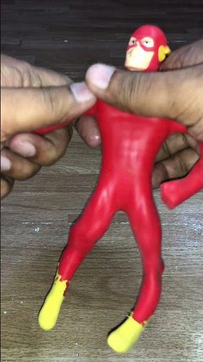 I Stretched The FLASH to the LIMIT! ⚡ Stretch Armstrong DC Justice League #imalidotcom