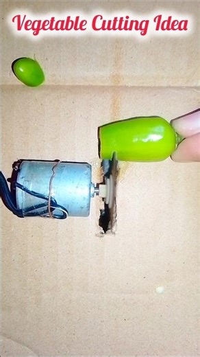 Household Vegetable Cutting Machine | DIY DC Motor Project