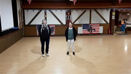 A Bar Song Lernvideo Teach & Dance Line Dance Biene http://www.line-dance-biene.de