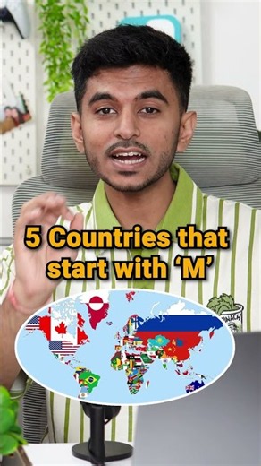 Name 5 Countries that start with letter 'M'