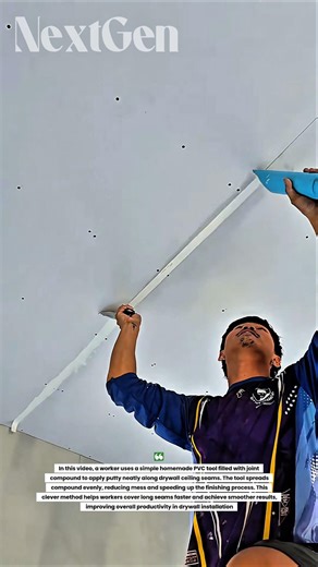 This Genius Drywall Trick Makes Perfect Ceiling Joints Every Time!