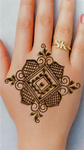 Very Beautiful Stylish Mehndi Design | Back Hand Mehndi Design | #skmehandi #mehndi