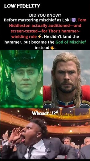 ⚡️Tom Hiddleston as Thor?! 😱