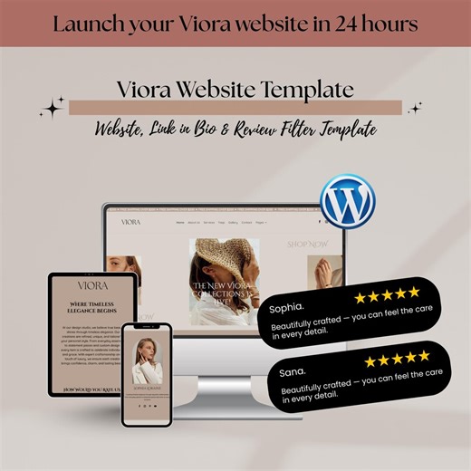 Jewelry E-commerce Website Template – Wordpress Woocommerce Theme, Divi Commerce Theme - Etsy Canada