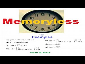 Memoryless Property || End Ch Question 1.27 || SS 1.6.1