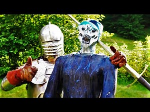 Medieval Two Handed Sword VS. Grey Alien! AlienGoBoom