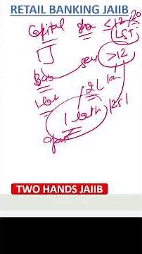 CAPITAL GAIN NUMERICALS - LTCG & STCG -RETAIL BANKING AND WEALTH MANAGEMENT -TWO HANDS JAIIB