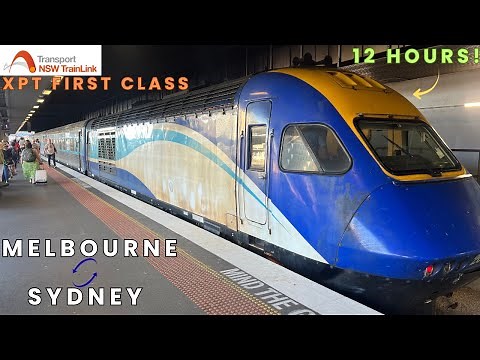 12 HOURS on a Australian FIRST CLASS TRAIN Between Melbourne And Sydney | Full NSW XPT Experience!