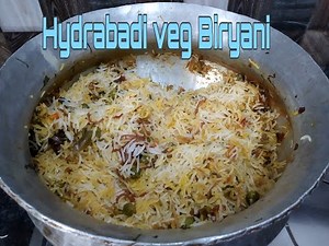 Hyderabadi veg biryani/Restaurant Style Veg Biryani