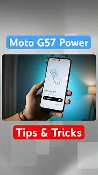 Moto G57 Power 5G Tips and Tricks & Hidden Features 😱 SUPER Secret Settings #motog57 #motoG57Power