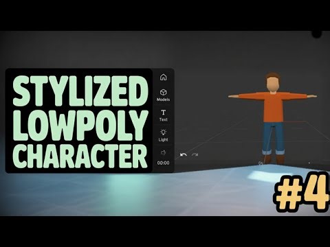 Prisma3D 3.1.4 Tutorial: Completing the Full Character Model | 3D animation app (Part 4)