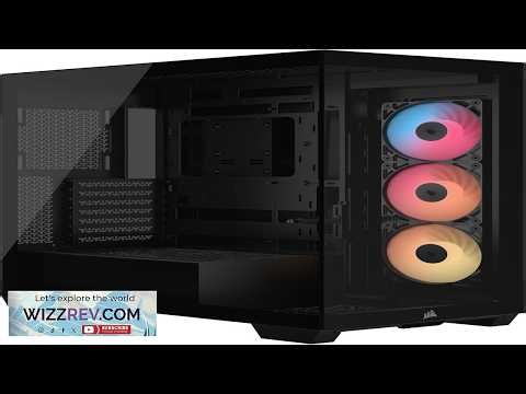 CORSAIR 3500X RS Reverse Fan ARGB Mid Tower PC Case 3X Pre Installed
