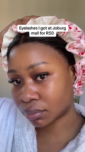 Eyelashes from Joburg Mall at R50