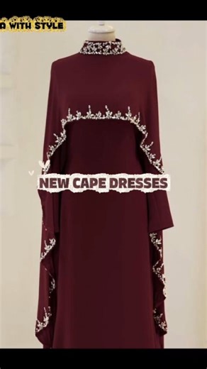 #capedress #cape #fashiontrends #dressdesighn #fashionstyle #latest