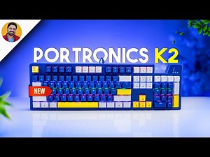 Portronics K2 Mechanical Gaming Keyboard | Best Full size Mechanical Keyboard under 2000 in 2024