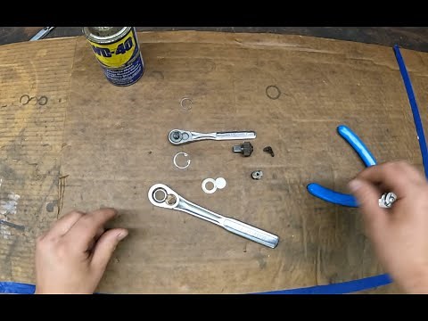 Craftsman Teardrop Ratchet Teardown, Service & Repair 44807 44808 44809