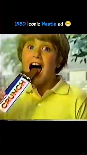 Who's remember the iconic nestle crunch ad 😅