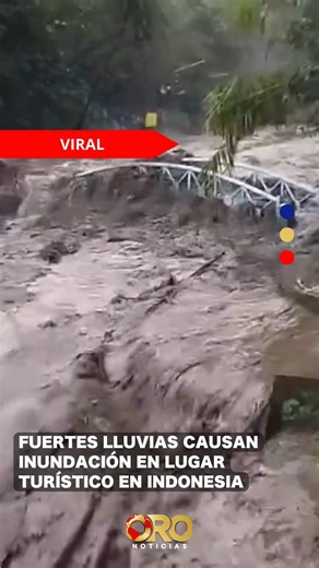 Oro Noticias on Instagram: "#Mundial || Inundación de lugar turístico en Central Java, Indonesia causada por fuertes lluvias."