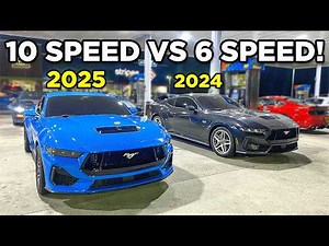 My Manual 2024 Mustang GT VS 10 Speed 2025 Mustang GT!! (OMG)