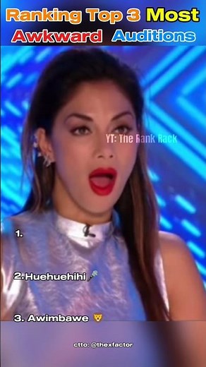Top 3 Most Awkward Singing Auditions That’ll Make You Cringe 😬 | Part 1#awkward #singing #fail