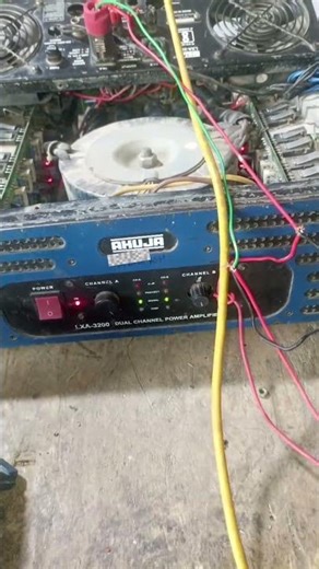 Ahuja lxa3200 amplifier limited card repairing