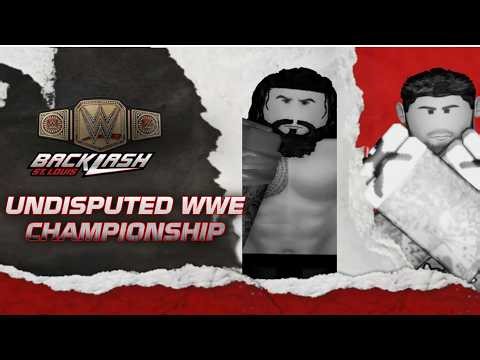 WWE x Roblox! Backlash Kickoff: February 1st, 2026