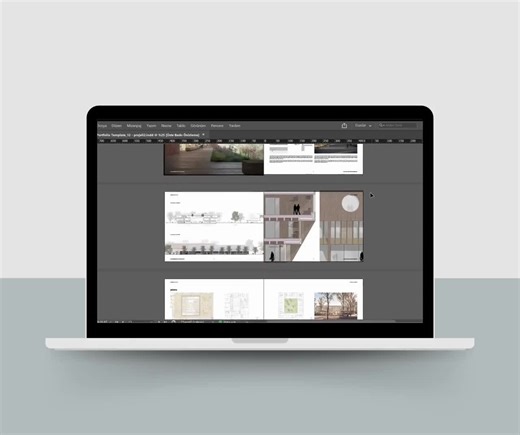 Professional A3 Portfolio Template | Indesign Architecture Portfolio A3 Brochure - Etsy UK