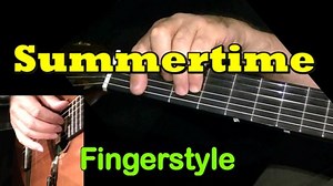 SUMMERTIME: Fingerstyle Guitar Tab - GuitarNick.com