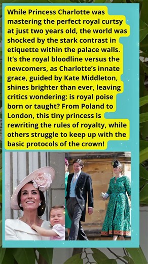 Princess Charlotte’s Grace vs. The Palace Outcasts! 👑 #Shorts #RoyalFamily