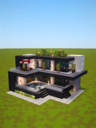 Build a Small Modern House in Minecraft