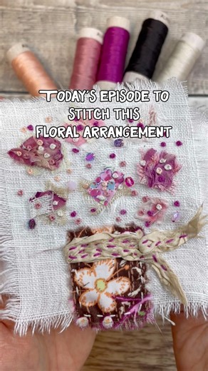 Free embroidery tutorials - join my weekly Slow Stitch Sunday series 🌸