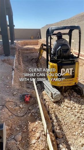 This small yard has everything you could ever want! 😍 #pool #backyard #backyardtransformation