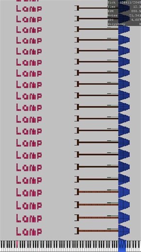 Nut Midi - Lamp Nut - 11 Million Notes #dominomidi #soundeffects #pianomusic #flstudio