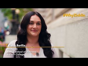 Why Zicklin: The Zicklin MBA with Elena Barilla (MBA, '25)