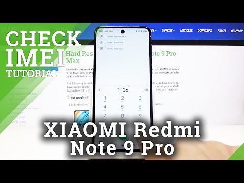 How to Check IMEI & Serial Number on XIAOMI Redmi Note 9 Pro – Find Phone Info