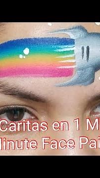 Pinta Caritas facil para niños en 1 minuto para cumpleaños, festivales